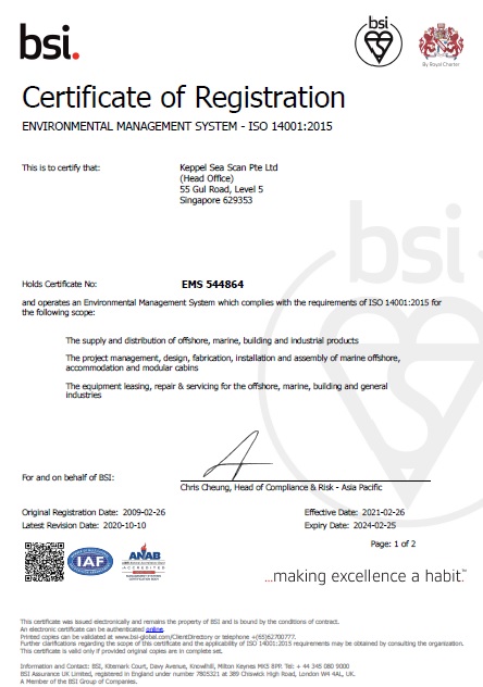 EMS 14001 Certificate- 544864